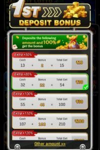 deposit bonus